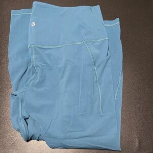 Lululemon Blue Leggings Align 25” size 14
